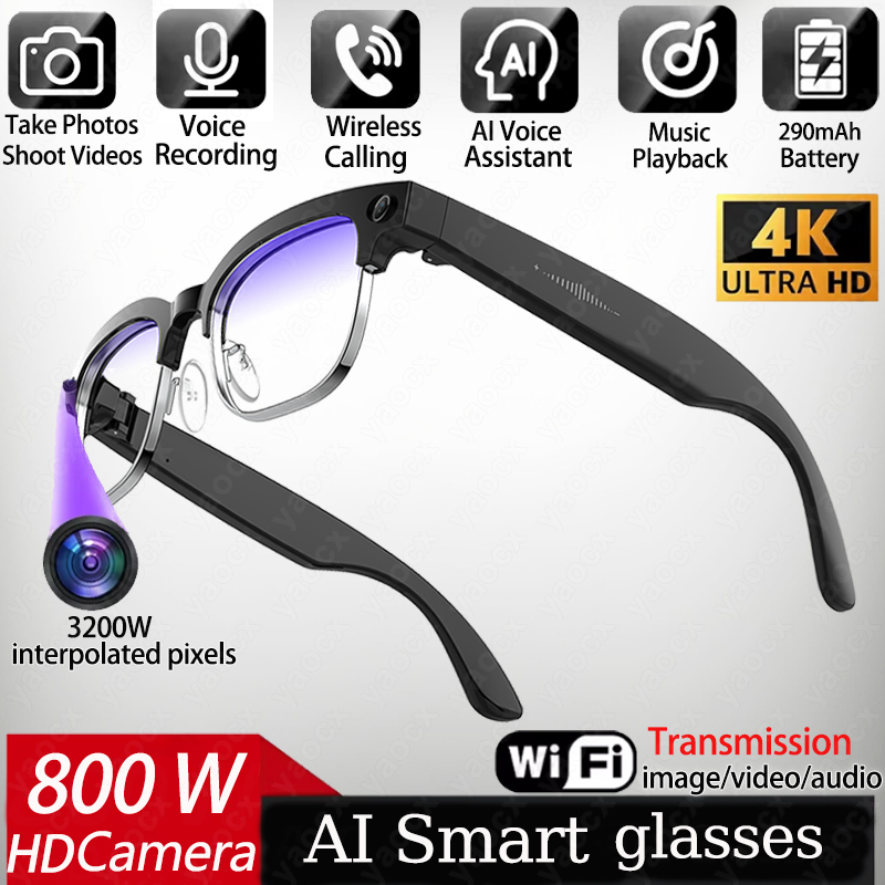 Okulary inteligentne 4K z AI,  – Smart Glasses Lens recenzja i cena