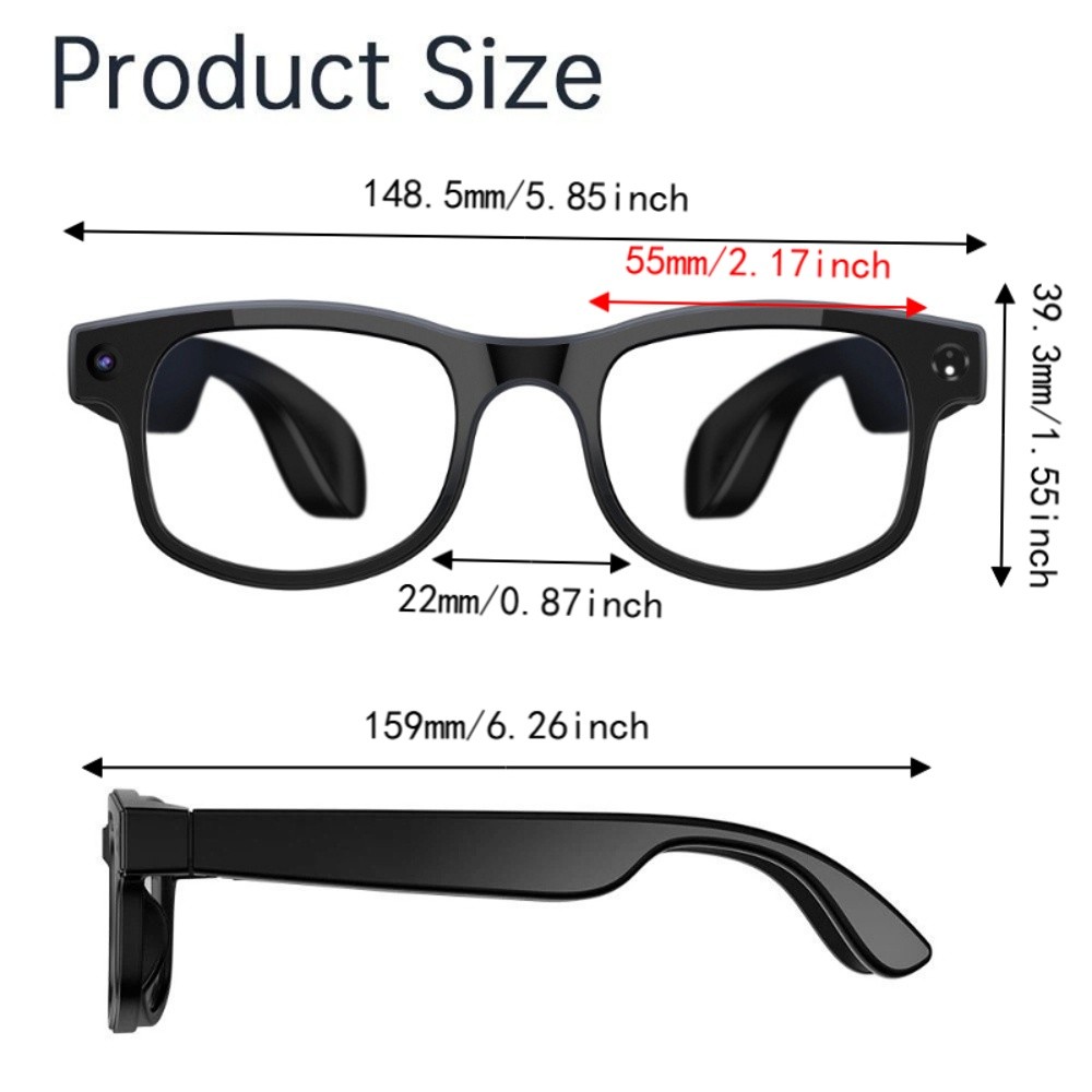 Inteligentne okulary AI 2 w 1: – Smart Glasses Lens recenzja i cena