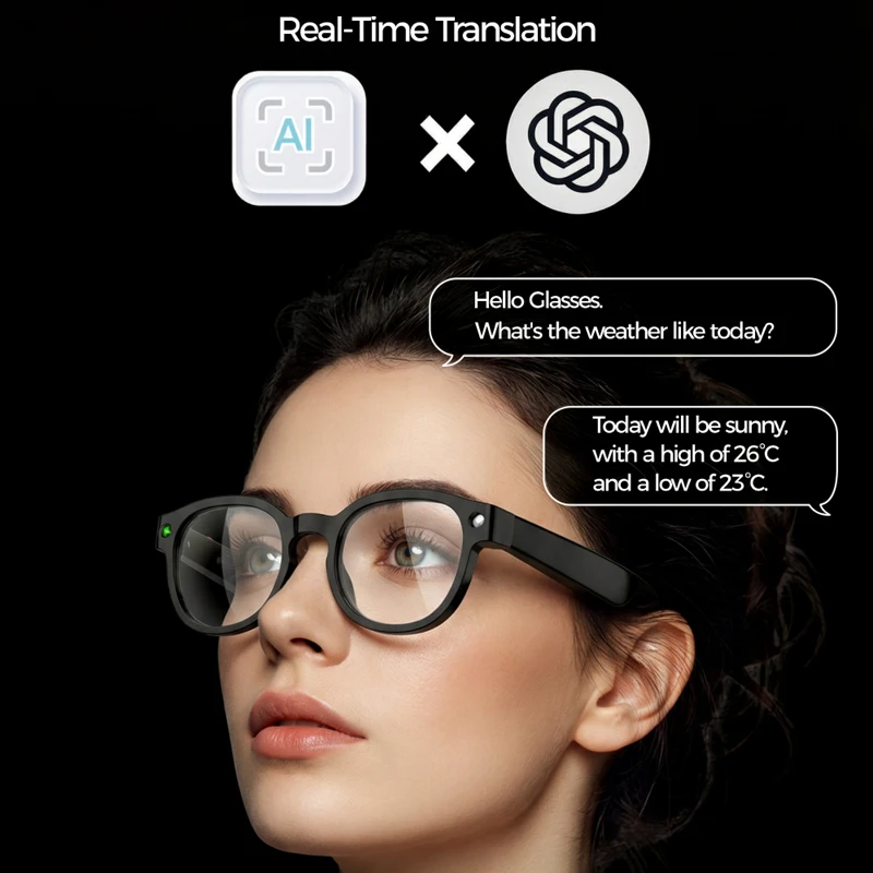Okulary z kamerą 6K HD AI, fot – Smart Glasses Lens recenzja i cena